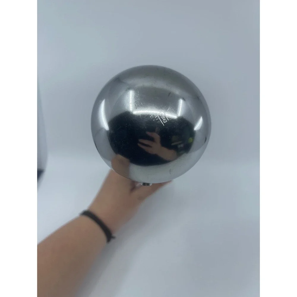 Vintage Ekco Stainless Steel Soup Ladle Black Atomic Starburst 10